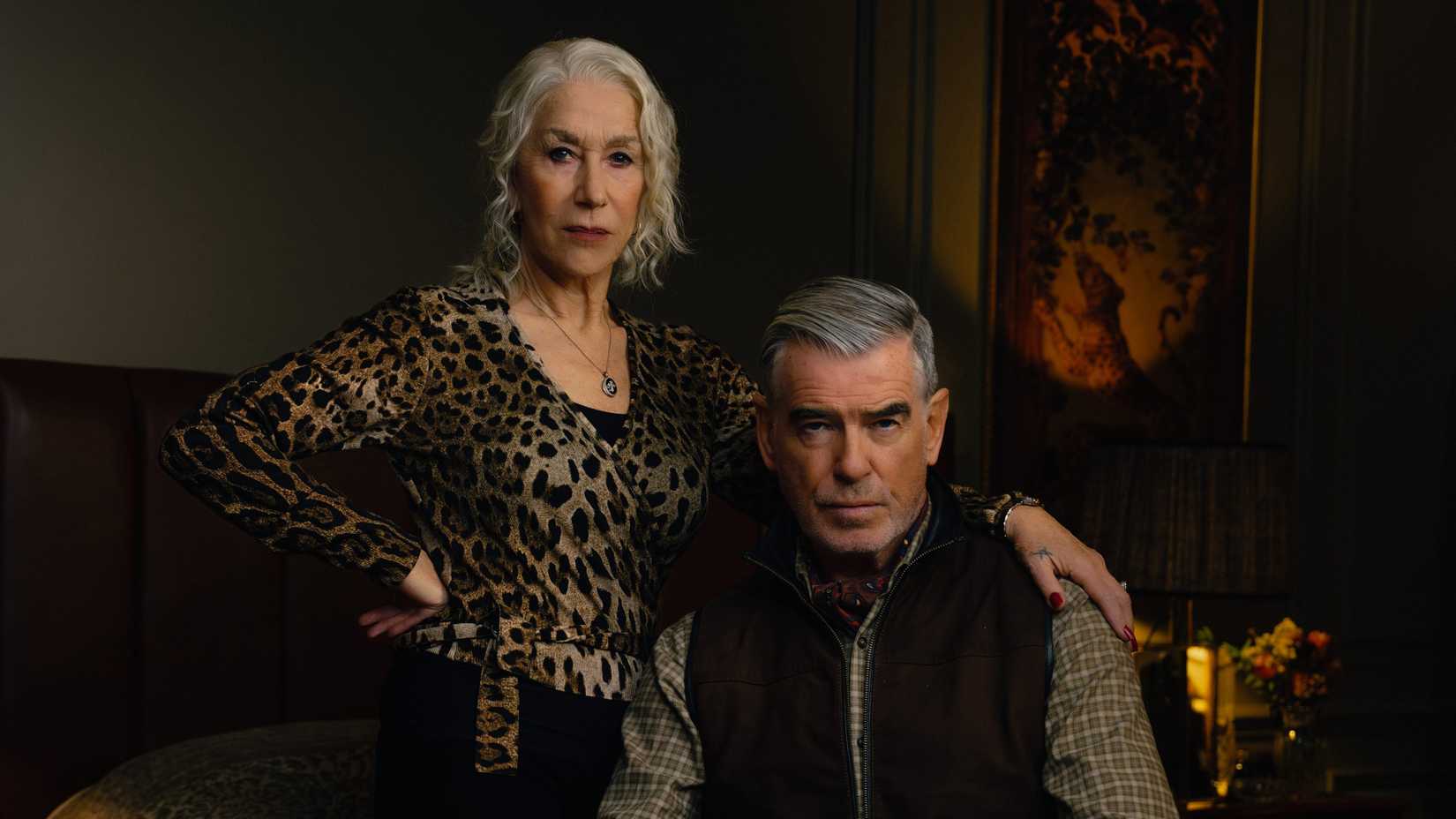 Maeve e Conrad em foto promocional de MobLand. Crédito: for MobLand