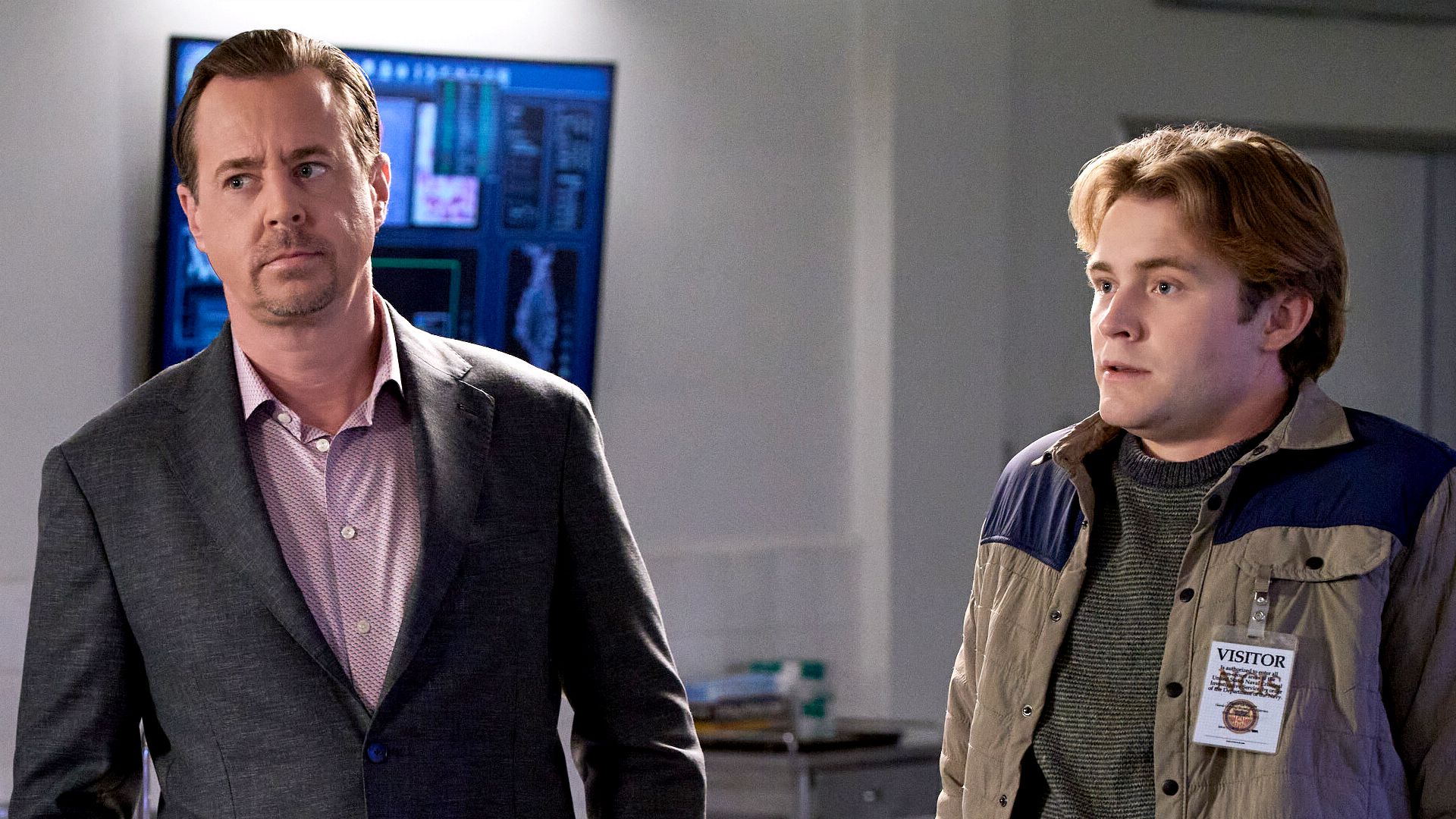 McGee e Mateo no NCIS Paramount Express