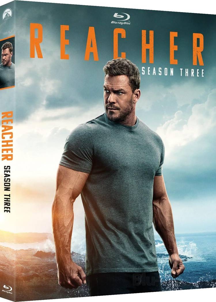 Capa do Blu-ray da 3ª temporada de Reacher