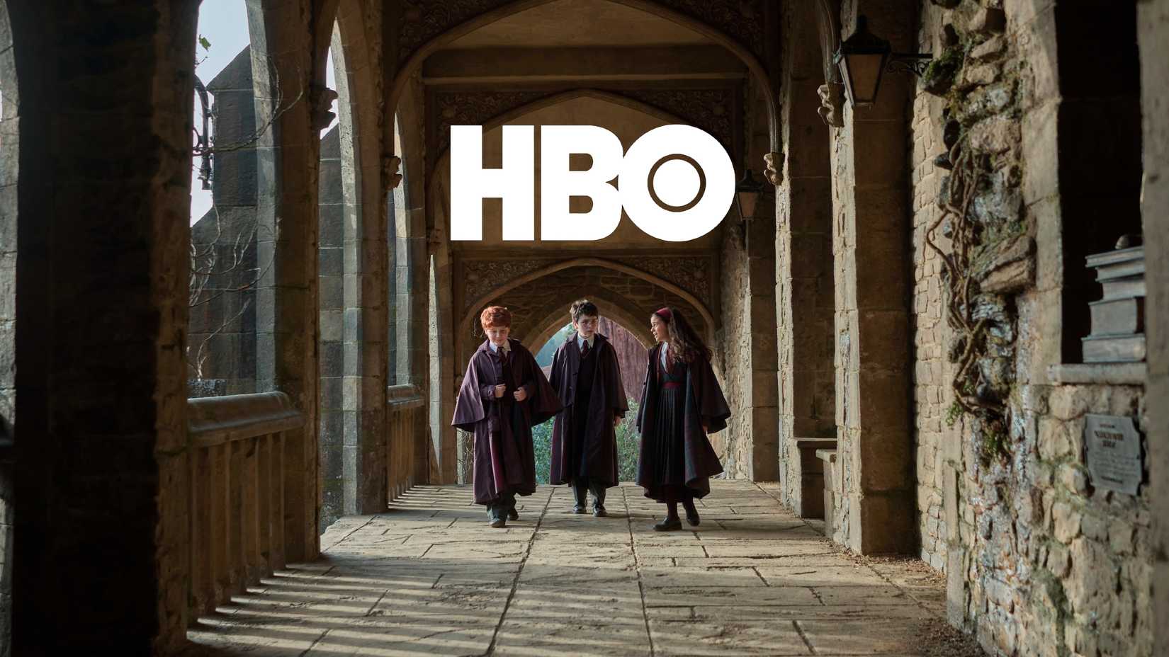 Harry Potter, Rony Weasley e Hermione Granger na primeira temporada de Harry Potter