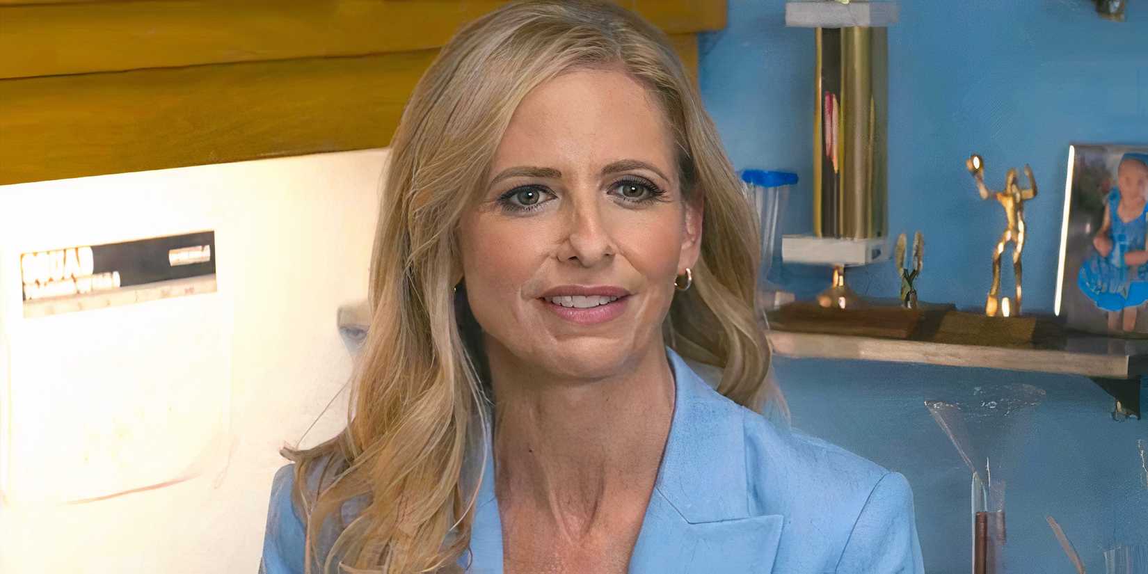 Sarah Michelle Gellar como Tanya Martin em episódio da primeira temporada de Dexter: Pecado Original