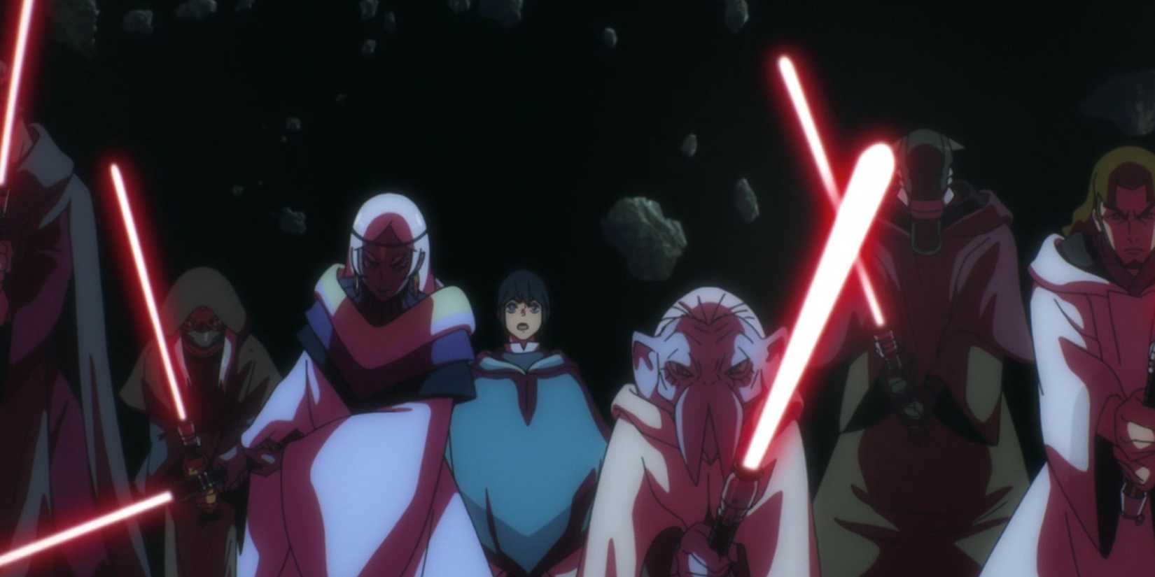 Star Wars em cena relacionada a A reconstrução da Ordem Jedi como