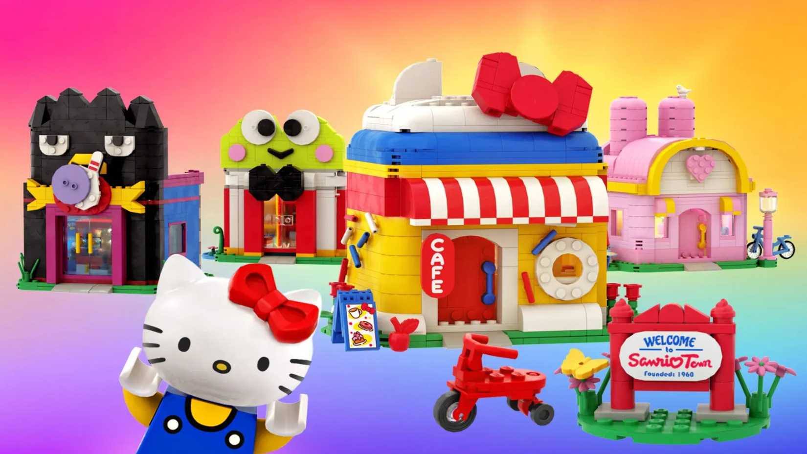 Protótipo de conjuntos LEGO da Sanrio não utilizados