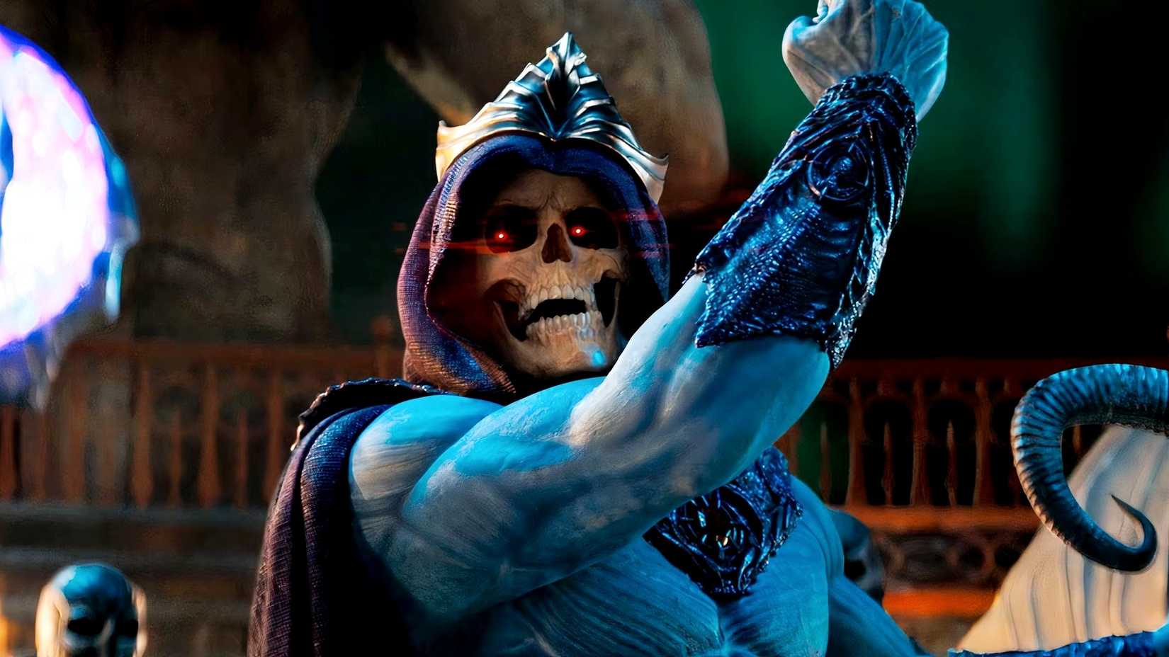 Skeletor em cena de Mestres do Universo