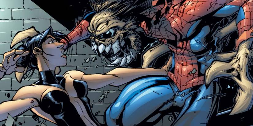 Homem-Aranha e Rainha Aranha em O Espetacular Homem-Aranha