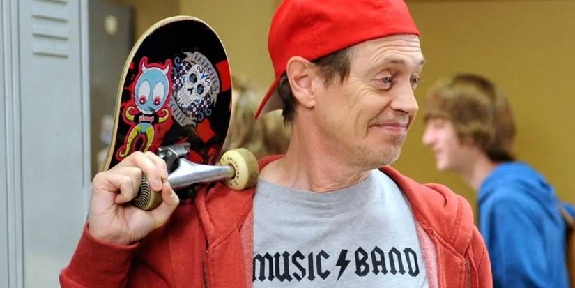 Steve Buscemi disfarçado de adolescente em 30 Rock