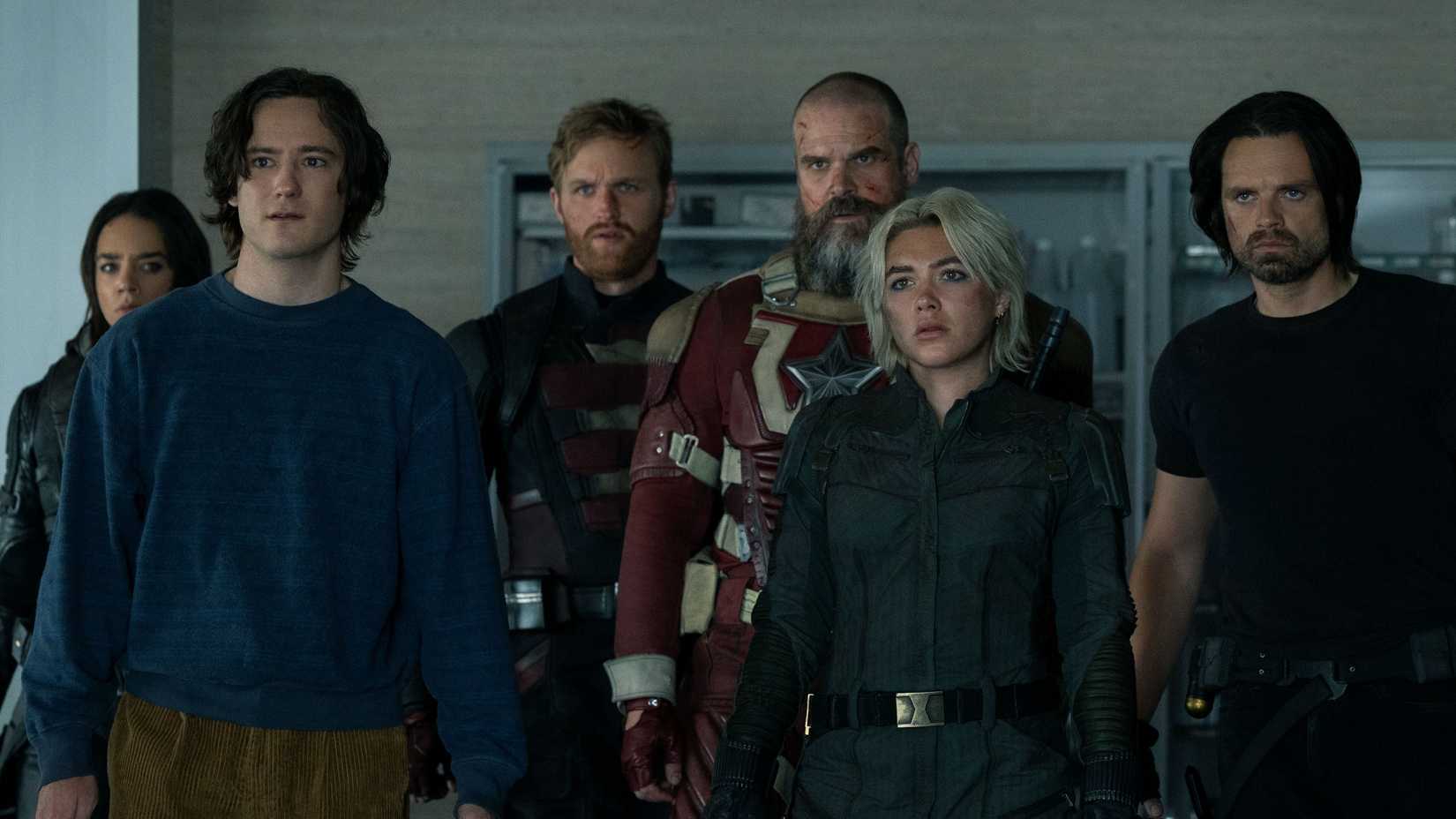 Elenco de Thunderbolts* reunido.