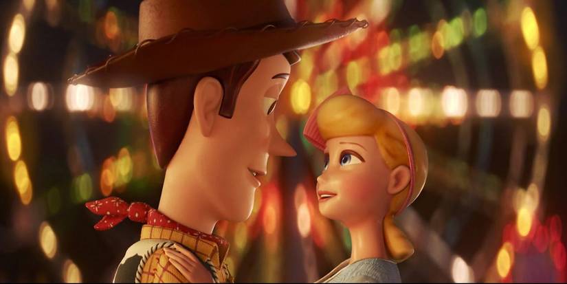 Woody e Betty se olham com carinho em Toy Story 4